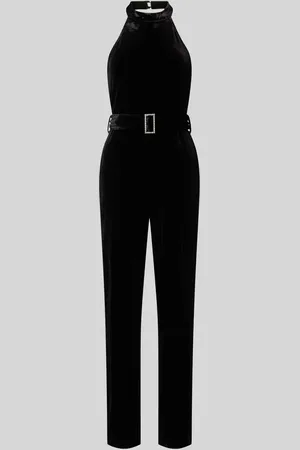 Lena Gercke Jumpsuit mit Taillengürtel Modell 