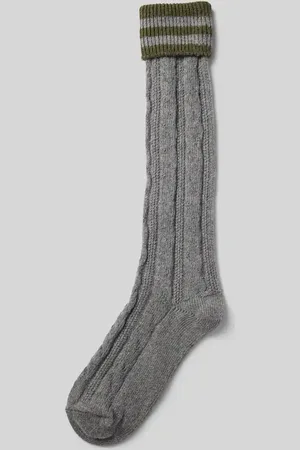 Camano Socken mit Zopfmuster Modell 