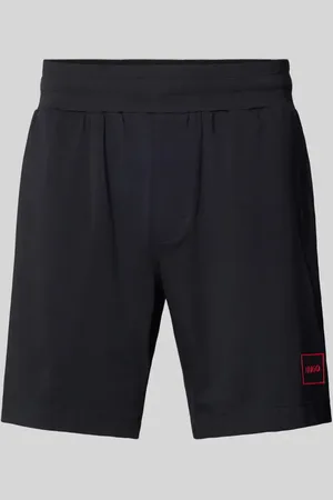 HUGO BOSS Regular Fit Shorts mit Label-Detail Modell 