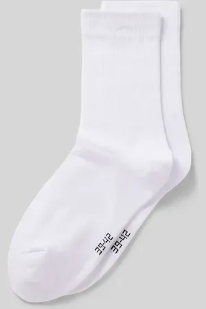 Snocks Socken mit Label-Stitching im 2er-Pack in , Größe 39-42
