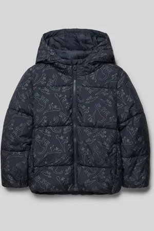 TOM TAILOR Regular Fit Steppjacke mit reflektierendem Allover-Print in , Größe 104