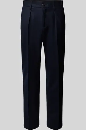 Profuomo Chino mit Bundfalten in , Größe 46