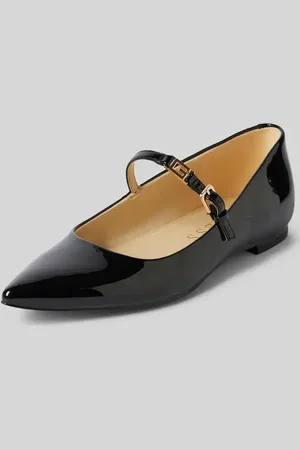 Guess Spitz zulaufende Ballerinas mit Label-Detail Modell 