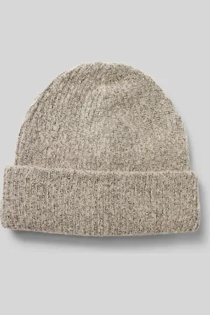 Pieces® Beanie mit Umschlag in Melange Modell 