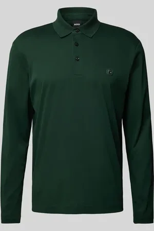 HUGO BOSS Regular Fit Poloshirt mit Label-Badge Modell 
