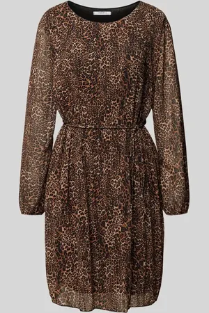 Zabaione Knielanges Kleid mit Bindegürtel Modell 