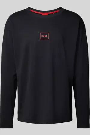 HUGO BOSS Longsleeve mit Label-Print Modell 