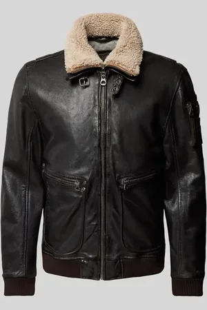 Gipsy Lederjacke mit Stehkragen Modell 