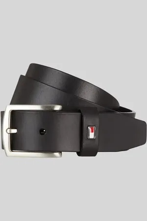 Tommy Hilfiger Ledergürtel mit Dornschließe in , Größe 85