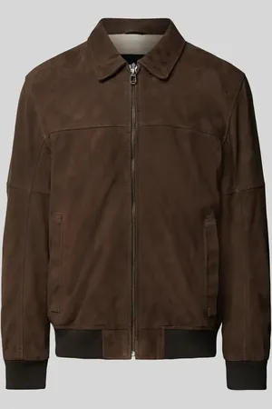 JOOP! Lederblouson mit durchgehendem Reißverschluss Modell 
