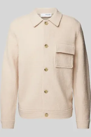 SELECTED Hemdjacke mit Brusttasche Modell 