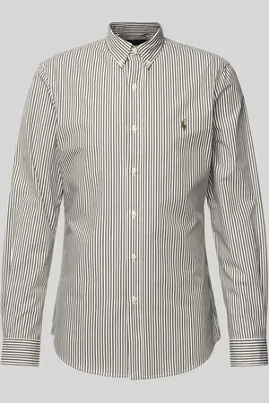 Ralph Lauren Slim Fit Freizeithemd mit Label-Stitching in , Größe XXL