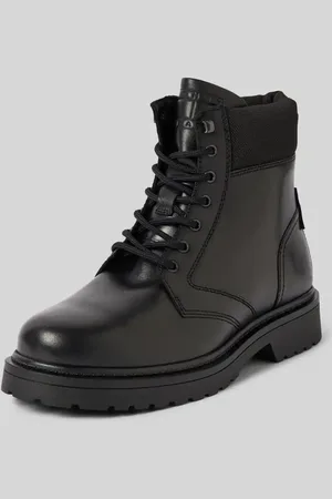 Tommy Hilfiger Schnürboots aus Leder mit Label-Detail Modell 