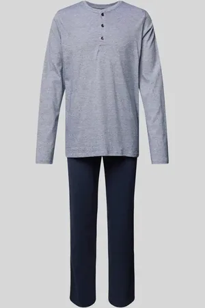 Schiesser Pyjama mit kurzem Reißverschluss in , Größe 48