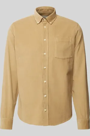 Casual Friday Regular Fit Cordhemd mit Button-Down-Kragen Modell 