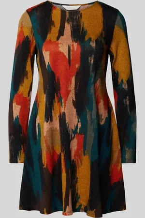 Apricot Minikleid mit Rundhalsausschnitt in , Größe M