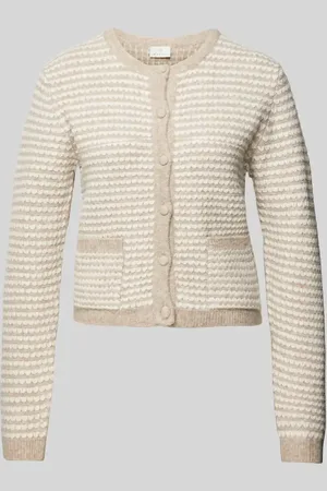 Kaffe Cardigan mit seitlichen Taschen Modell 