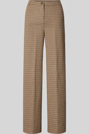 Max Mara Straight Fit Stoffhose mit Bügelfalten Modell 