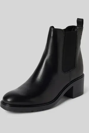 Tamaris Stiefeletten aus Leder mit elastischen Einsätzen in , Größe 37