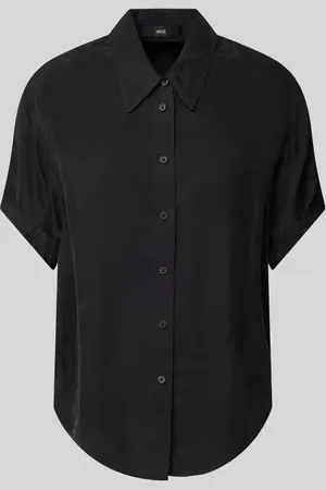 MANGO Regular Fit Bluse aus Cupro-Viskose-Mix in , Größe S