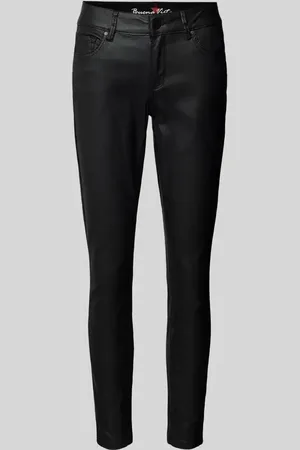 Buena Vista Skinny Fit Hose in Leder-Optik Modell 