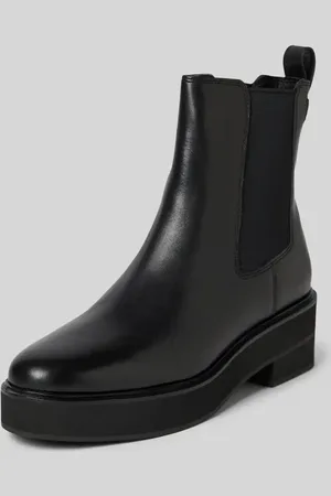 Ralph Lauren Chelsea Boots aus Leder mit Zugschlaufe Modell 