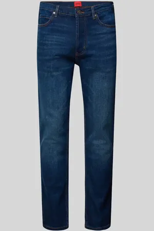 HUGO BOSS Tapered Fit Jeans im 5-Pocket-Design in , Größe 30/32