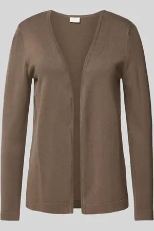 Kaffe Strickjacke mit Schalkragen Modell 