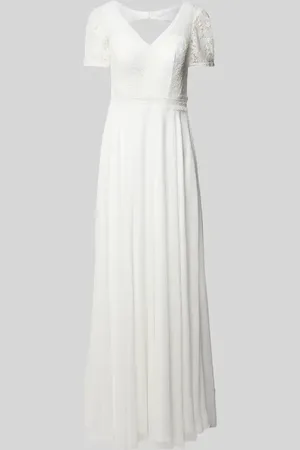 Luxuar Abendkleid mit Häkelspitze in , Größe 36