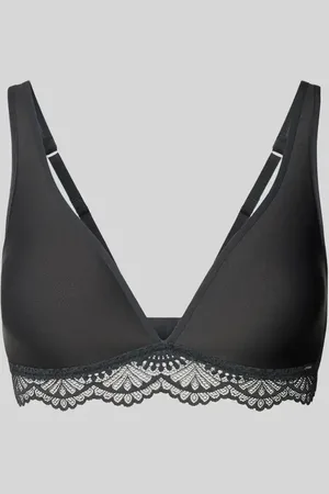 Skiny Triangel-BH mit Spitzenbesatz in , Größe 75A