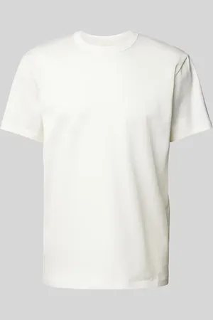 Bread & Boxers T-Shirt mit geripptem Rundhalsausschnitt in , Größe L