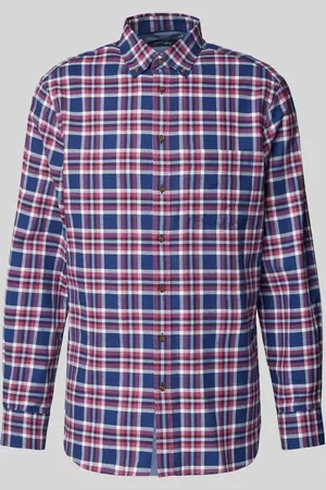 Christian Berg Light-Flanellhemd mit Button-Down-Kragen in , Größe S
