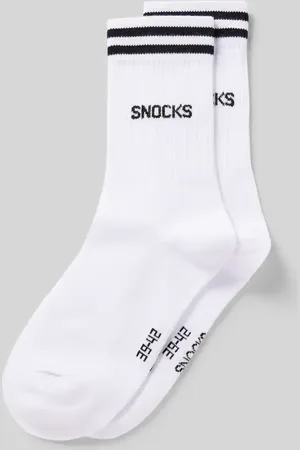 Snocks Socken mit Label-Stitching Modell 