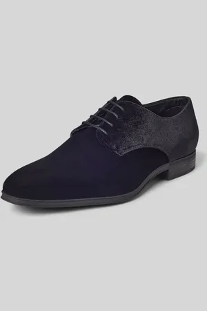 HUGO BOSS Lederderby mit Ziernaht Modell 