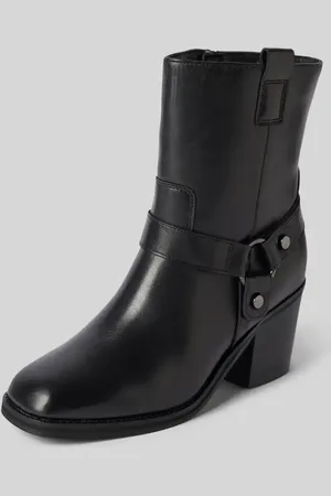 Newd Stiefeletten aus Leder im Biker-Look in , Größe 36