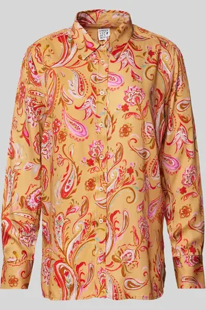 Emily van den Bergh Regular Fit Bluse mit Hemdblusenkragen in , Größe 36