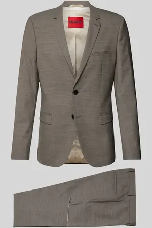 HUGO BOSS Extra Slim Fit Anzug mit Strukturmuster Modell 