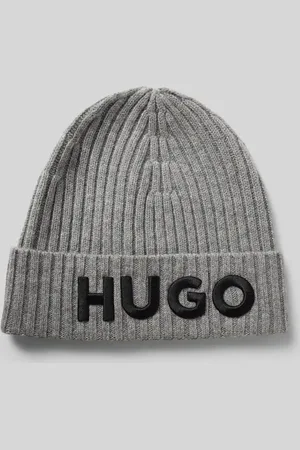 HUGO BOSS Beanie mit Label-Detail in , Größe 1