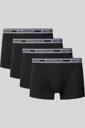 TOM TAILOR Regular Fit Trunks im 5er-Set aus weicher Baumwolle mit elastischem Label-Bund in , Größe S