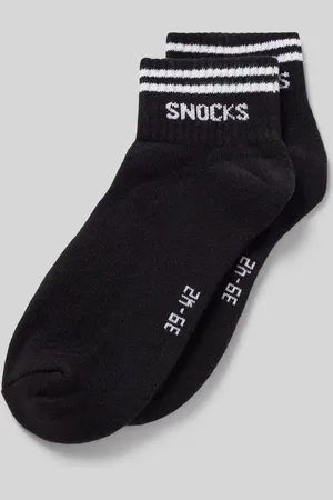 Snocks Socken mit Label-Stitching Modell 