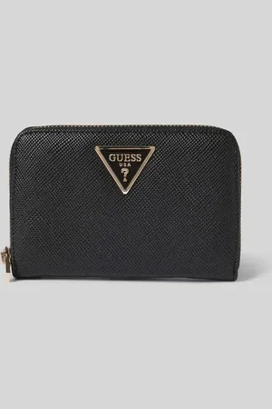 Guess Portemonnaie mit Label-Applikation Modell 