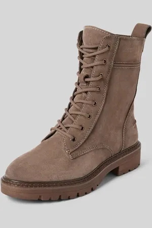 Tamaris Schnürboots aus Leder mit Ziernähten in , Größe 37