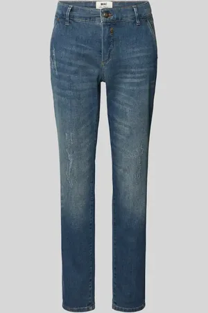 Mac Used-Look-Jeans mit Eingrifftaschen Modell 