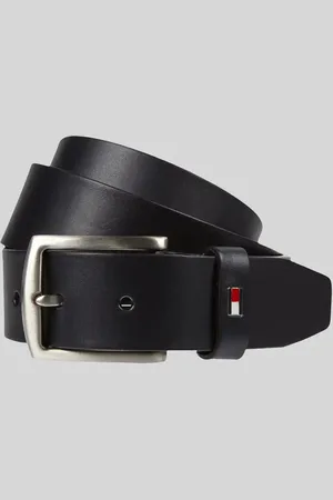 Tommy Hilfiger Ledergürtel mit Dornschließe in , Größe 85