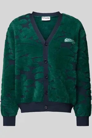 On Vacation Strickjacke mit Label-Stitching Modell 