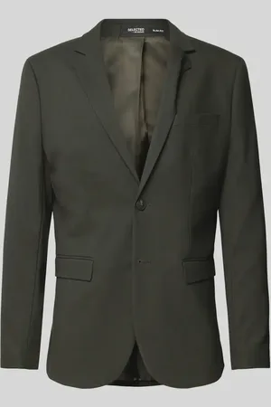 SELECTED Slim Fit Sakko mit Brustleistentasche Modell 