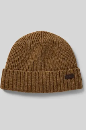 Barbour Beanie mit Label-Badge in , Größe 1