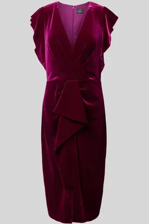 Adrianna Papell Cocktailkleid in Wickel-Optik in , Größe 38