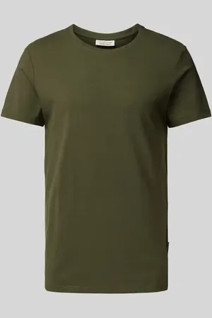Casual Friday T-Shirt mit geripptem Rundhalsausschnitt in , Größe S