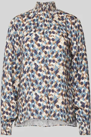 Milano Blusenshirt mit Smok-Details in , Größe 46